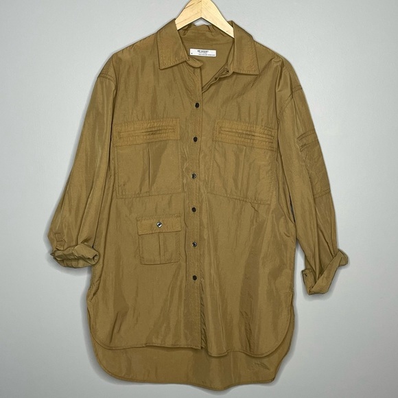 BANANA Republic safari collection nylon oversized utility shirt - Picture 1 of 13